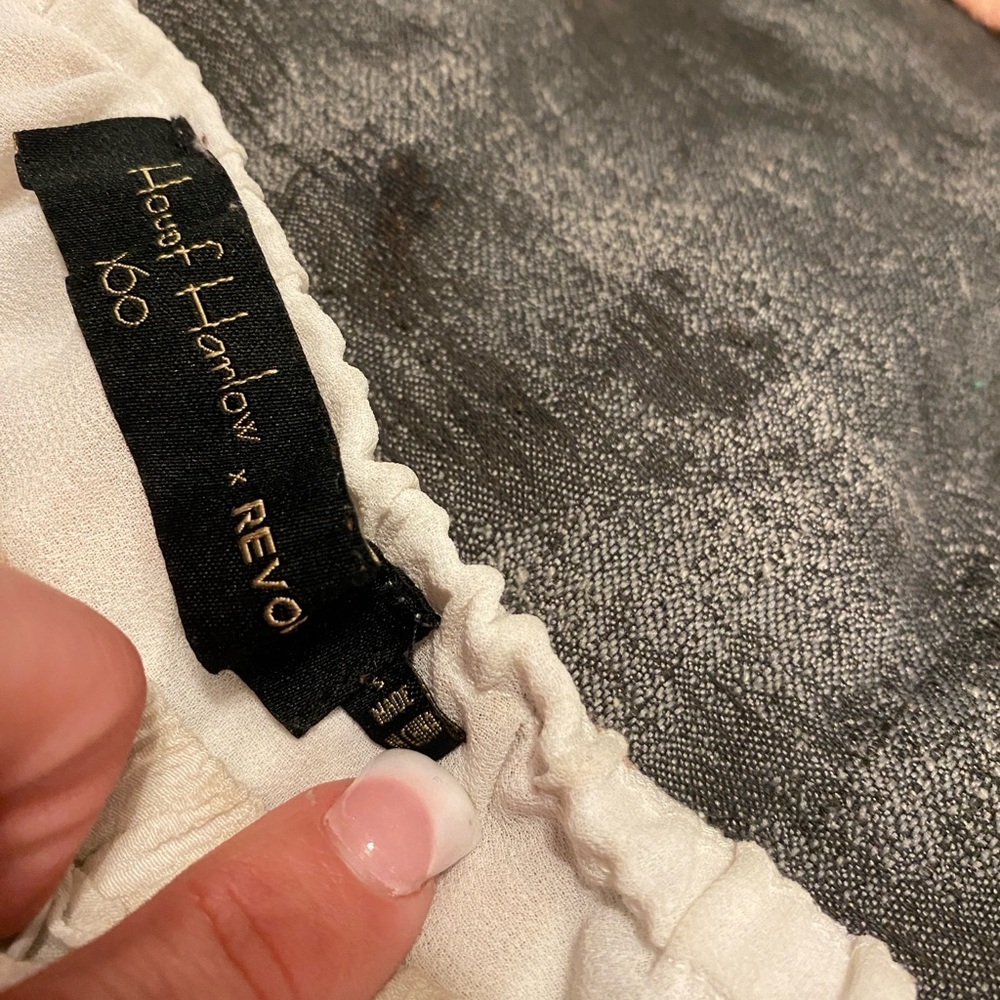 Shoulderless cropped blouse - Picture 6 of 8